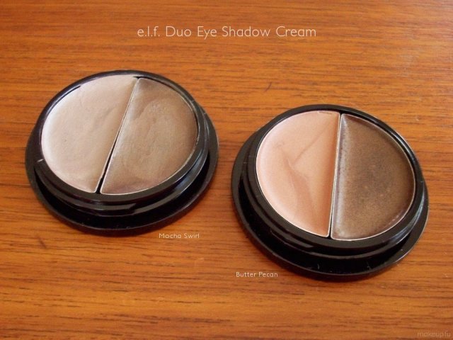 e.l.f. Duo Cream Eye Shadow: Mocha Swirl and Butter Pecan
